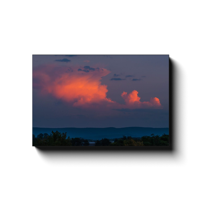 Pink Clouds Over the Blue Ridge - photodecor.net