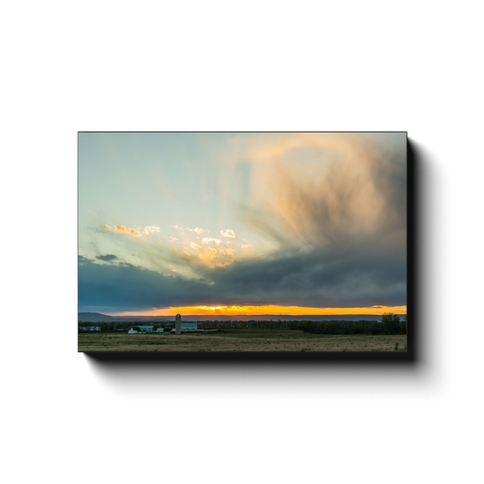 Dramatic Sunset at Milnor - photodecor.net
