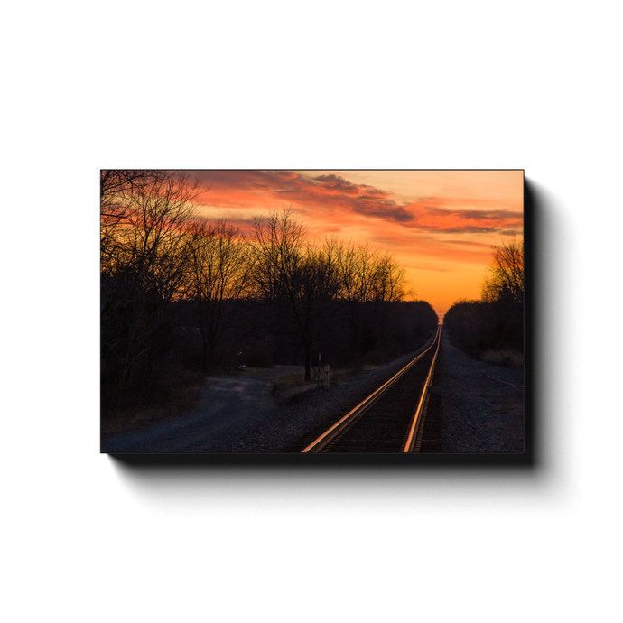 Sunset Rails at Nokesville - photodecor.net