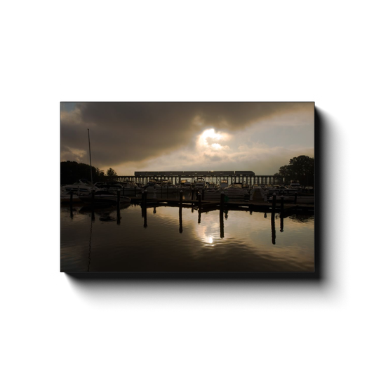 Reflecting on a Stormy Sunrise - photodecor.net