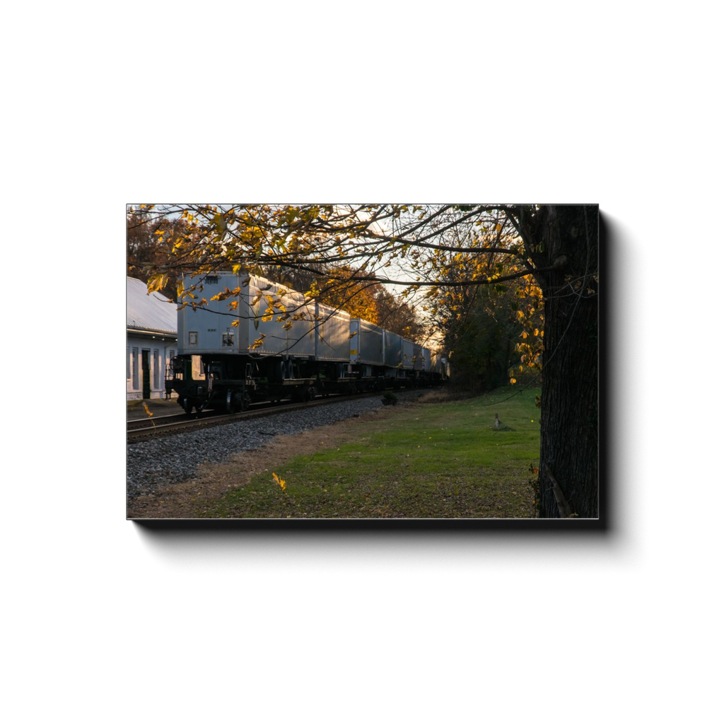 Falling Leaves, Passing Train - photodecor.net